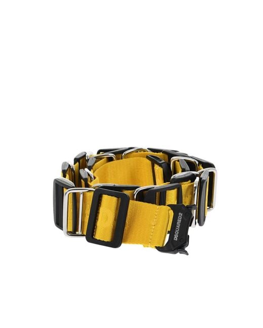 DSquared² Metallic Logo Belt for men