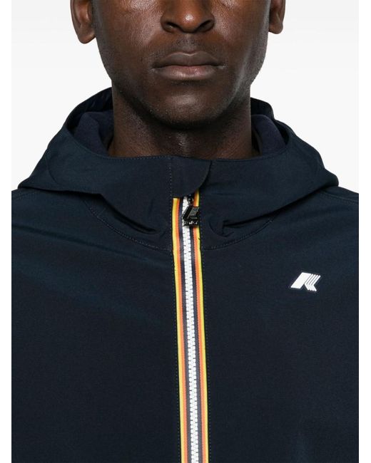 K-Way Blue Jacko Bonded Jacket for men