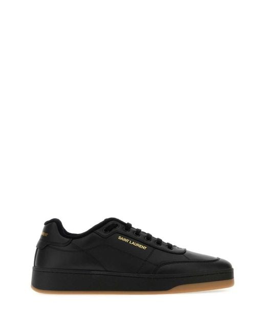 Saint Laurent Blue Sl61 Leather Sneakers for men