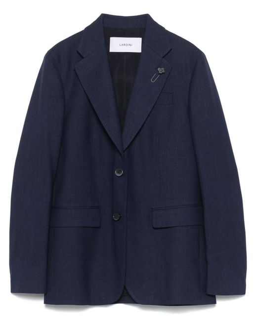 Lardini Blue Single Breasted Blazer