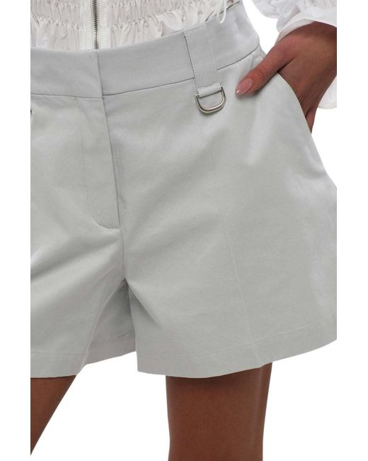Off-White c/o Virgil Abloh Gray Solid Shorts