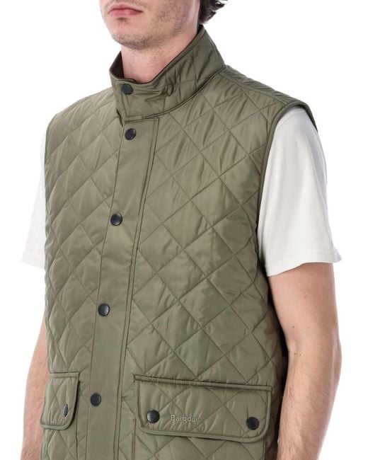 Barbour Green Mock Collar Jacket for men