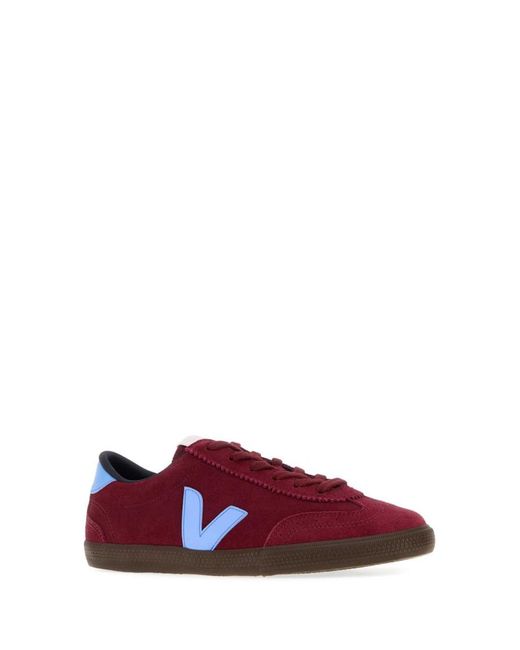 Veja Red Solid Volley Sneakers