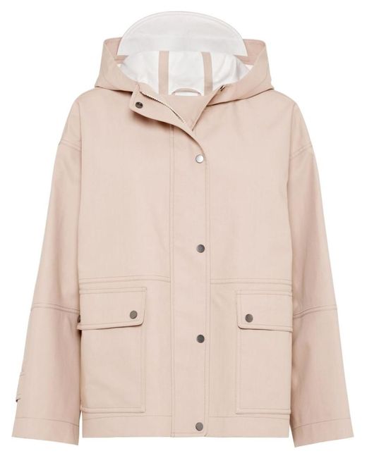 Brunello Cucinelli Natural Waterproof Jacket
