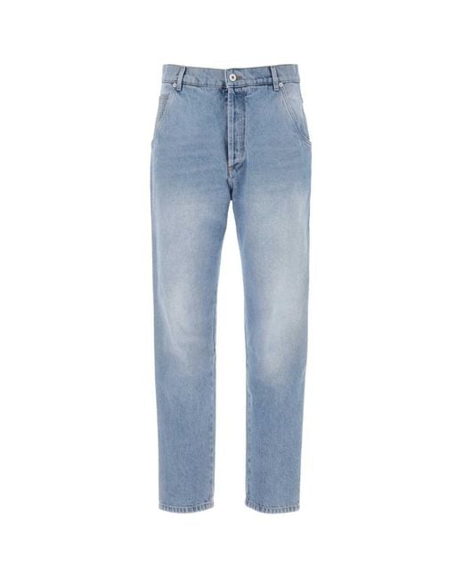 Balmain Blue Pantalone for men