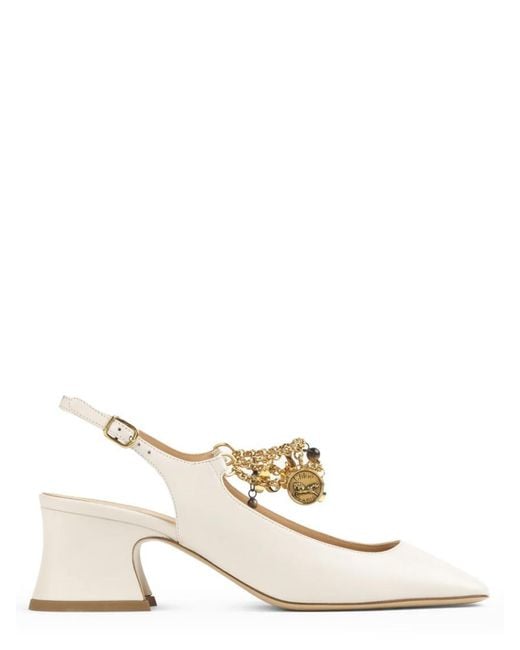 Chloé Natural Embellished Pumps