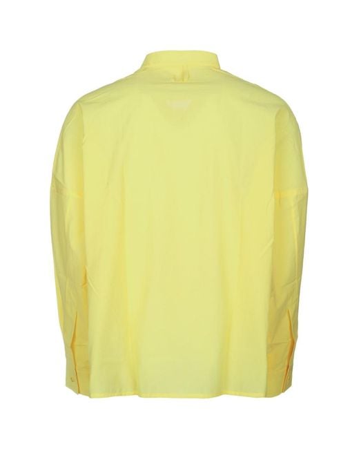 Jacquemus Yellow Relaxed Solid Shirt for men