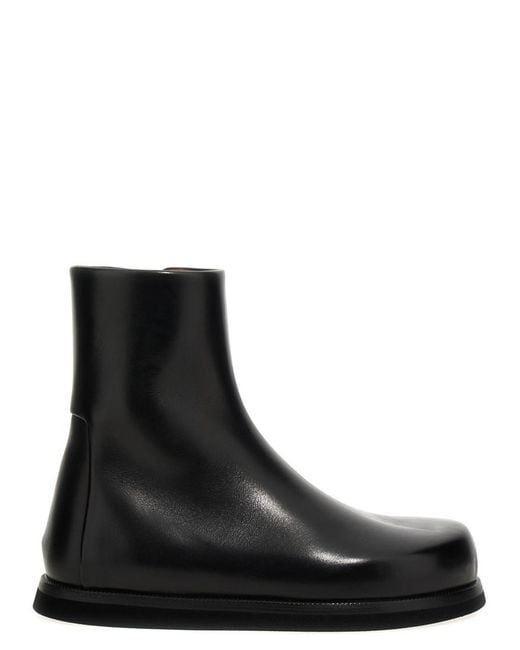 Marsèll Black 'Accom' Ankle Boots