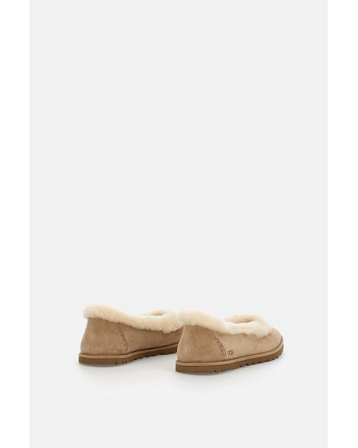 Ugg Natural Logo Ballet Flats