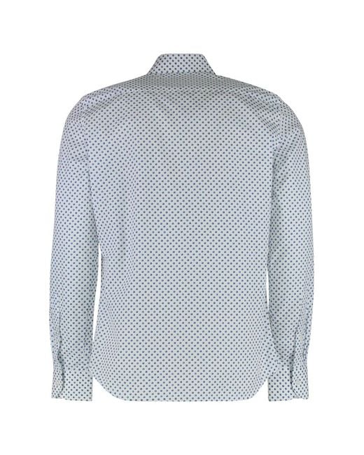 Sonrisa Blue Regular Printed Shirt for men