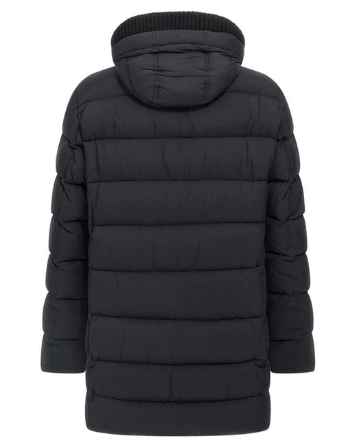 Herno Blue Parka Hood Jacket for men