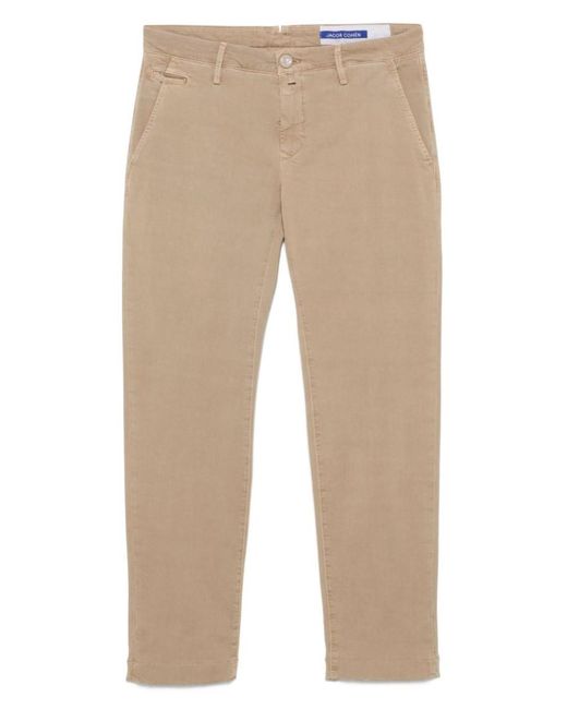 Jacob Cohen Natural Straight Pants for men