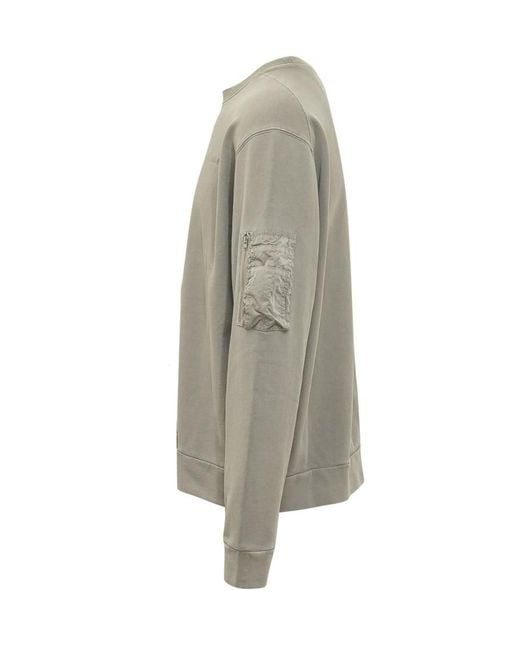 Premiata Gray Logo Sweatshirt for men