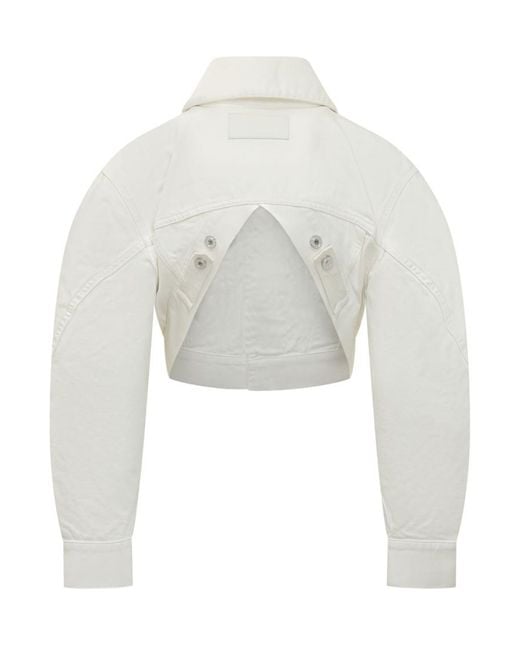 Givenchy White Shirt Collar Jacket