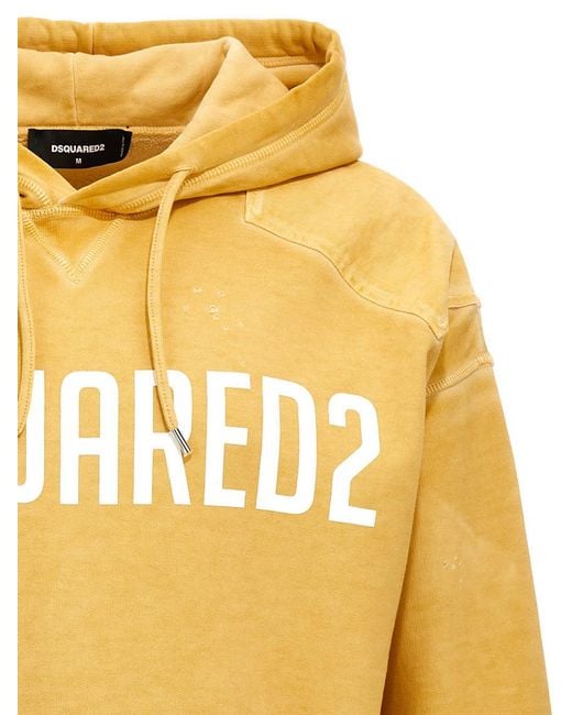 DSquared² Yellow Sweaters for men