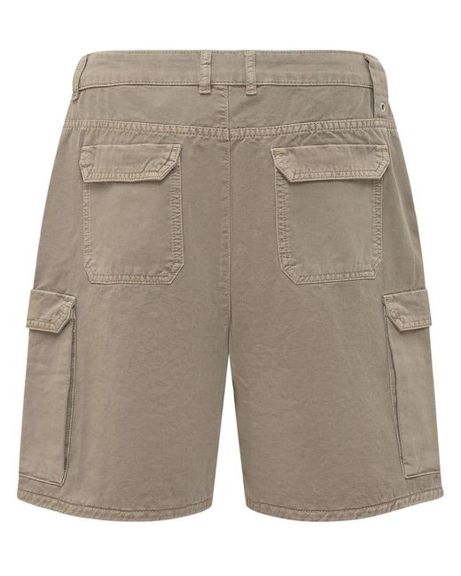 Represent Gray Solid Shorts for men