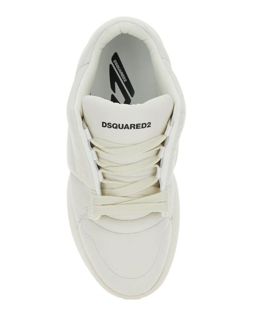 DSquared² White Logo Sneakers for men