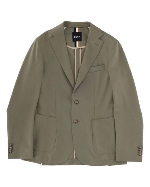 Boss Green Notched Lapel Jacket for men