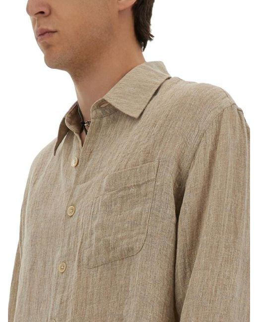 Our Legacy Natural Relaxed Solid Shirt for men