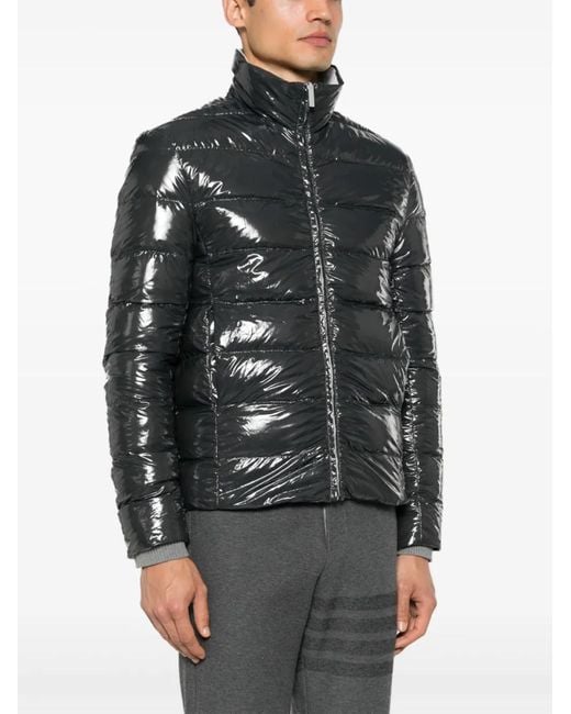 Thom Browne Black Reversible Zip-Up Puffer Jacket
