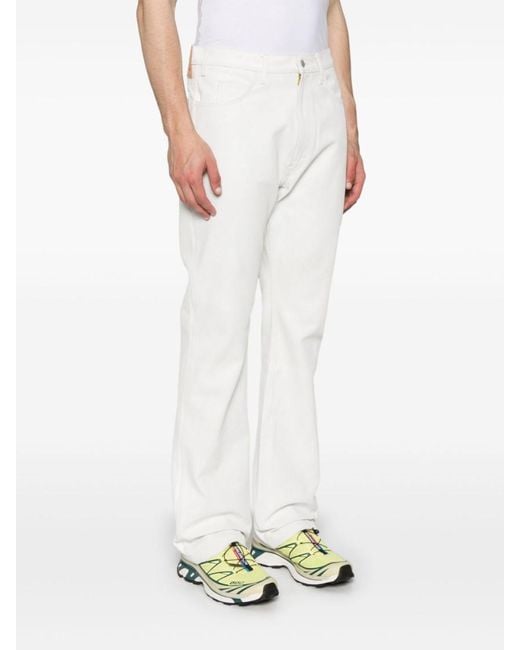 Junya Watanabe White Straight-Fit Denim Jeans for men