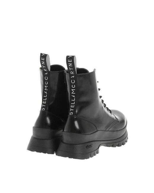 Stella McCartney Black Logo Trace Boots