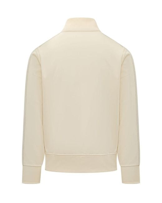 Palm Angels Natural Solid Mock Collar Jacket for men