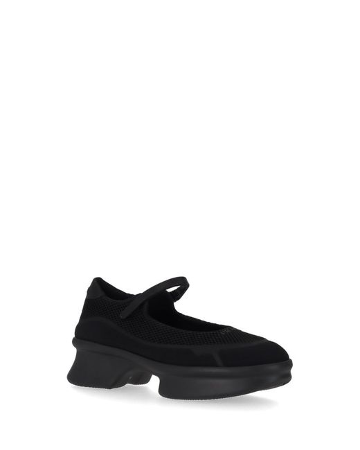 Prada Black Round Toe Ballet Flats