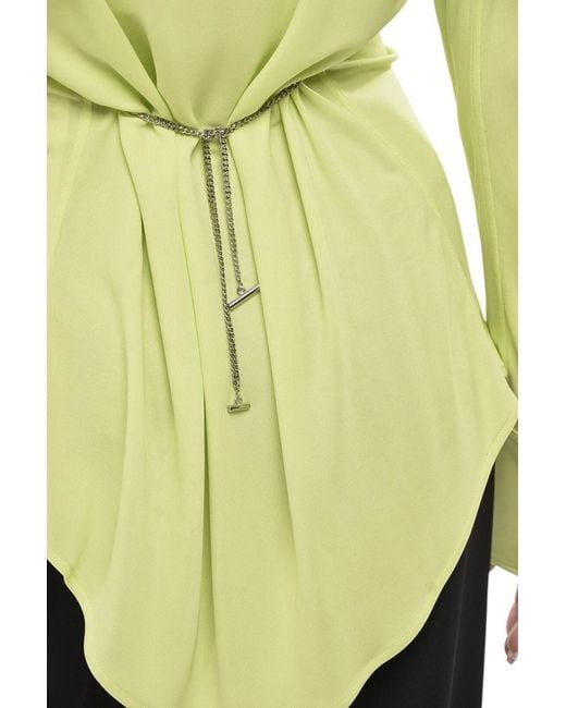 McQueen Yellow Slim Solid Shirt