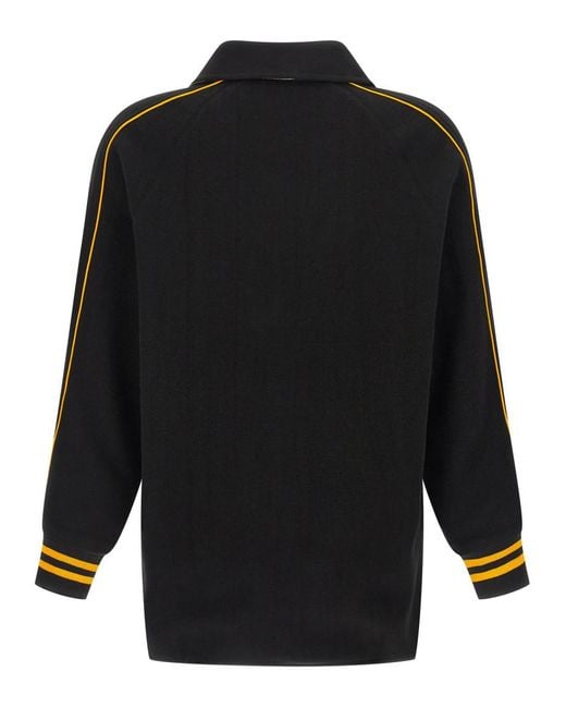 Bode Black Logo Shirt Collar Jacket for men