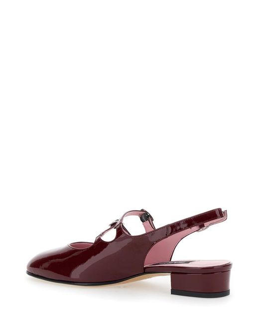 CAREL PARIS Brown Leather Pumps