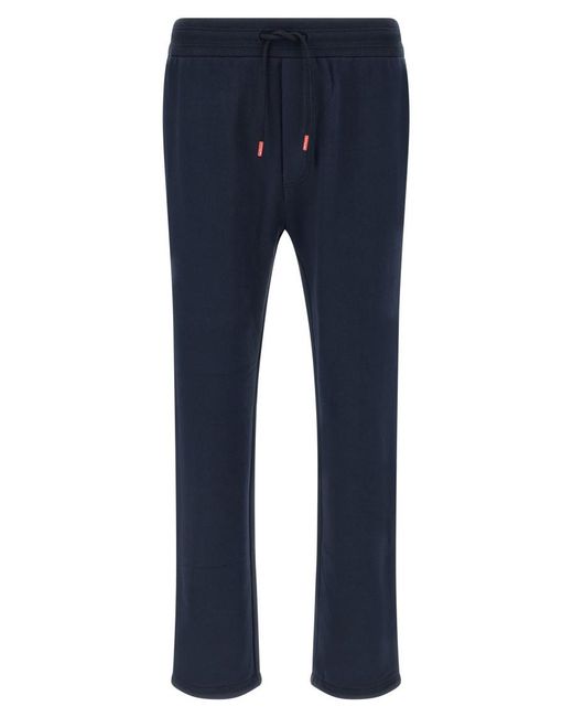 Kiton Blue Cotton Solid Track Suit for men