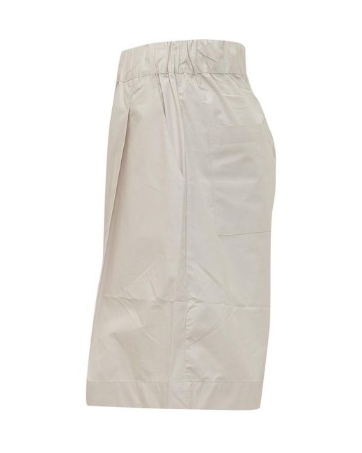 A PAPER KID Gray Solid Shorts for men