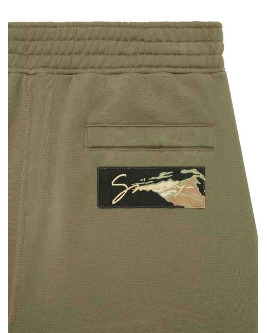 Givenchy Green Camouflage Patch Joggers for men