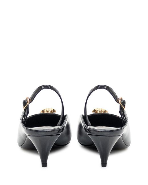 Versace White Slingback Pumps