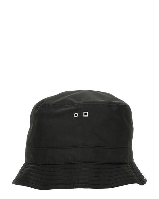 Jacquemus Black Logo Bucket Hat for men