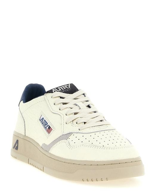 Autry White Solid Sneakers for men