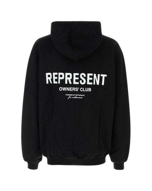 Represent Black Sweatshirts for men