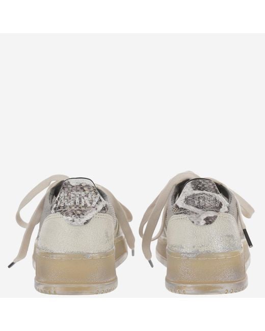 Autry Gray Medalist Super Vintage Sneakers