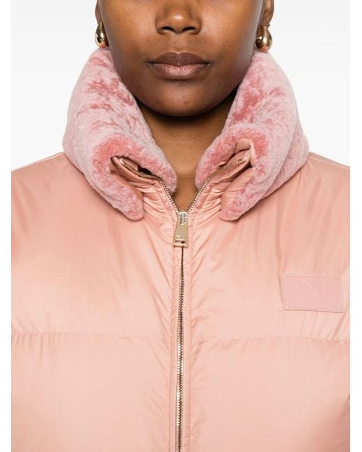 Fendi Pink Logo Jacket