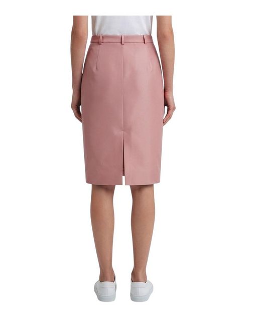 Gucci Pink Solid Mini Skirt