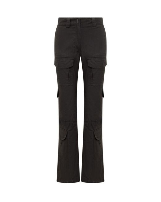 Givenchy Black Cargo Trousers