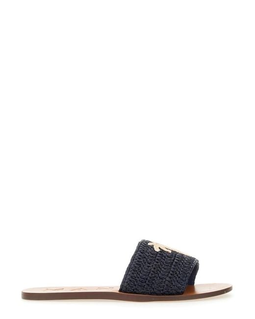 Manebí Blue Braided Flats