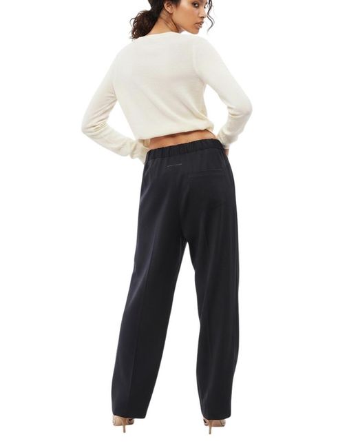 Maison Margiela Black Drawstring Trouser