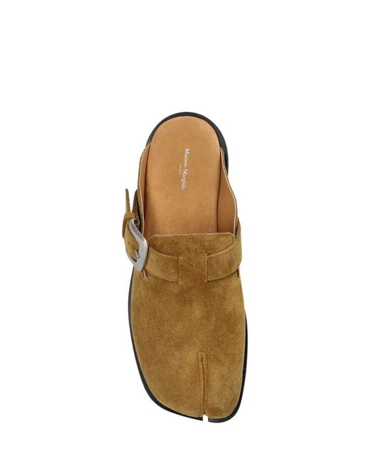 Maison Margiela Brown Suede Mules