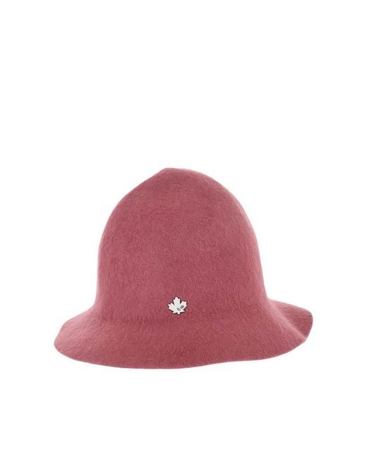 DSquared² Pink Solid Bucket Hat for men