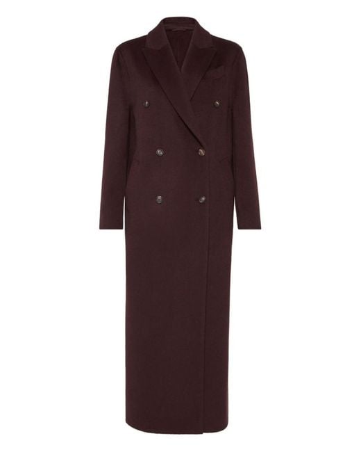 Brunello Cucinelli Multicolor Cashmere Coat
