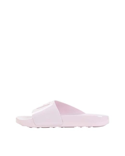 Givenchy Purple Open Toe Slides