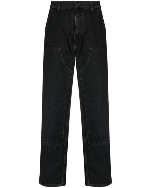 Carhartt Black Double Knee Denim Jeans for men