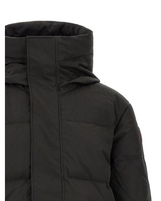 Canada Goose Black Solid Hood Jacket for men